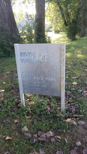 Mill Race River Walk Plaque 