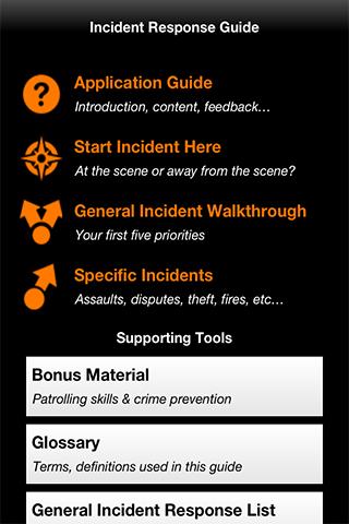 【免費教育App】Incident Response Guide (IRG)-APP點子