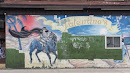 Valentino's Horse Rider Mural