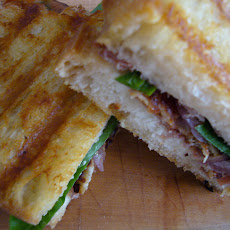 Halloumi and Prosciutto Panini