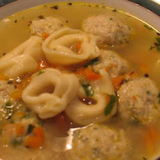 Chicken Meatball and Tortellini Soup - Tyler Florence