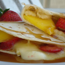 Tropical Fruit Quesadillas