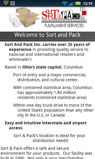 Sort And Pack Inc.