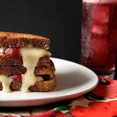 Cranberry Brie Grilled Cheese