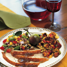 Roast Turkey with Apple Cider Pan Gravy