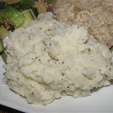 Garlic Basil Mashed Potatoes