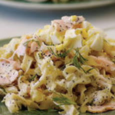 Salmon Pasta with Poppy and Dill