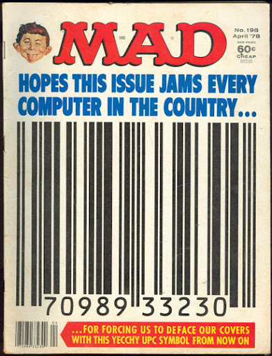 magazine barcode with price and date. magazine barcode with price.