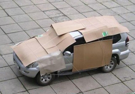 Cardboard Car video fun and funny safety videos. Cardboard Car video fun and