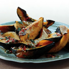 Roasted Acorn Squash with Chile Vinaigrette