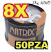 50 Dvdr Matrix 8X 120Min Virgen 47Gb