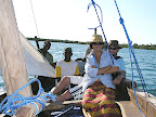 ~Sailing, Steve and Lola with crew2