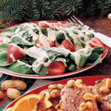 Spinach Salad with Peanut Dressing Recipe