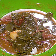 Smoked Turkey, Collard Green and Shrimp Gumbo