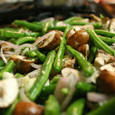 Green Beans and Mushrooms