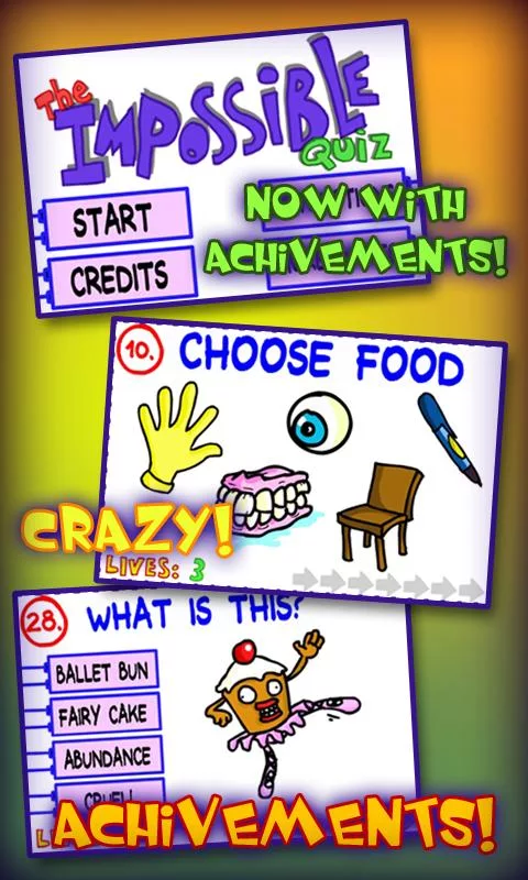 Android application The Impossible Quiz! screenshort