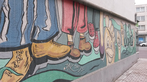 Füße Mural