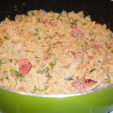 Pasta in Tomato Cream Sauce