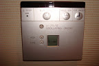 this is the controls for our toilet at the Hyatt in Kyoto