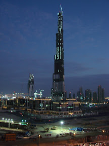 Burj Dubai at night