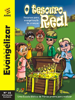 Capa da revista Evangelizar 16 - dedicada à evangelização de crianças