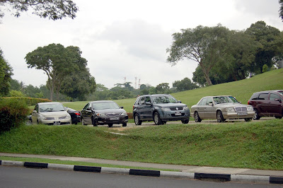 Changi Golf Club first tee looking towards Changi Hill