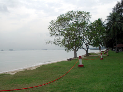 Coastal erosion East Coast Park
