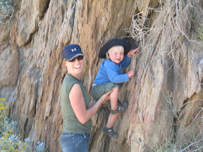 Joey the future rock climber