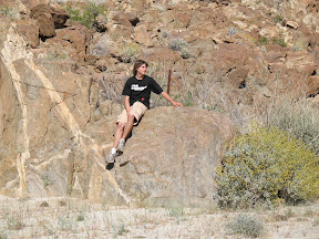 Jake taking a breather from the hike
