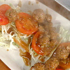 Garlic Meatball Po' Boys
