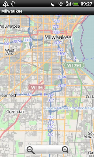 Milwaukee Street Map