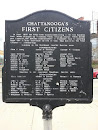 Chattanooga's First Citizens Historical Sign