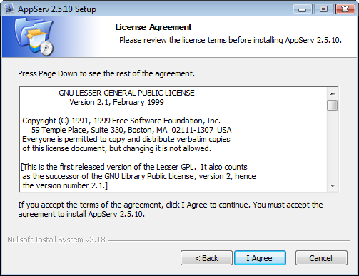 AppServ 2.5.10 Setup Tutorial - 02