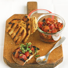 Grilled Tomato Bruschetta