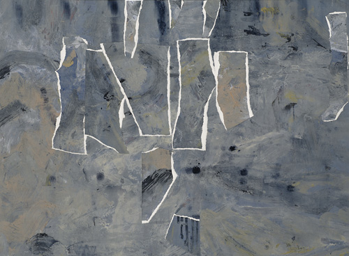 <strong>For Patti, Paris I</strong>
<br />Oil on paper collage mounted on board
<br />22” x 30”
<br />2009
<br />Private collection: West Vancouver