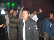 cara de borracho en fiesta