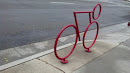 Red Bike Sculpture 