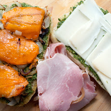 Persimmon Ham Sandwich