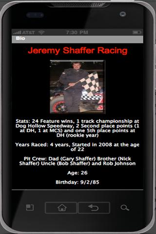 【免費運動App】Jeremy Shaffer Racing-APP點子