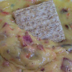Baked Cheesy Onion Veggie Dip