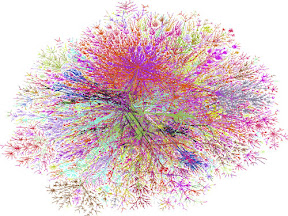 Physics may be a complex network similar to the Internet