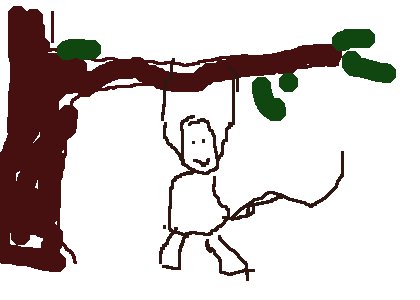 monkey drawing