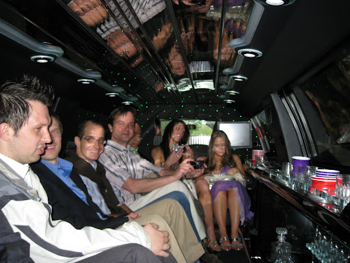 Inside a long limo heading to Sears Tower