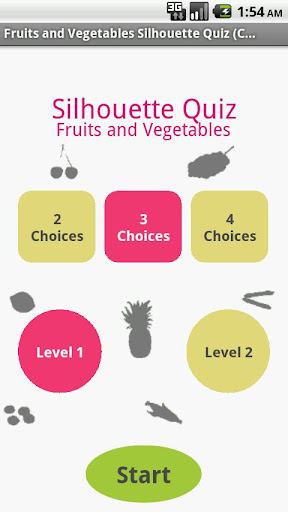 Fruits Vegetables SilhouetteCN