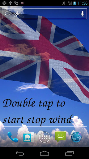 3D UK Flag Live Wallpaper +