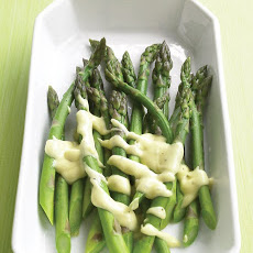 Asparagus with Creamy Mustard Sauce