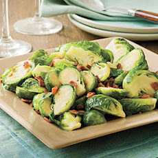 Bacon-Brown Sugar Brussels Sprouts