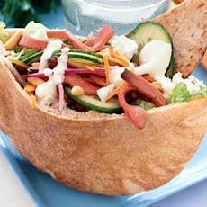 Mediterranean Roast Beef Pita