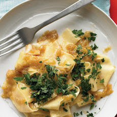 Pappardelle with Caramelized Onions