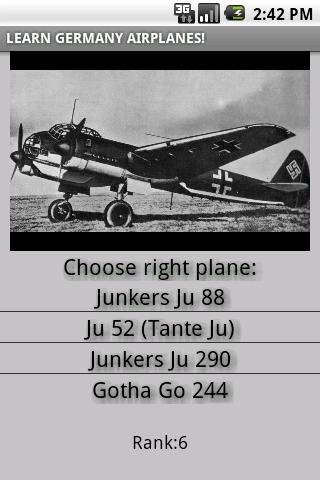 【免費教育App】German planes in WW2-APP點子